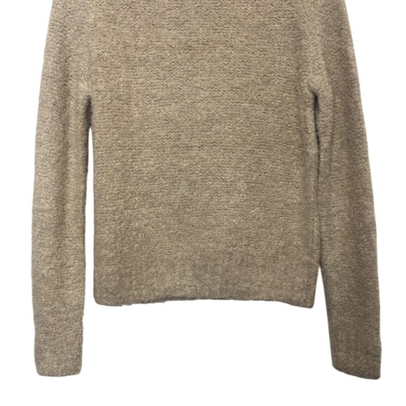 Crown & Ivy Chunky Knit Textured Sweater Womens Large Tan New WOT - Picture 4 of 6
